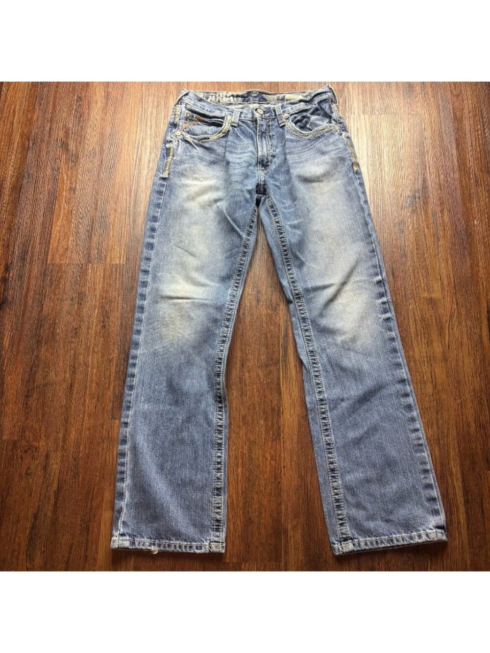 ARIAT M5 Slim Ridgeline Stackable Straight Leg Jean Medium Wash Size 32/34